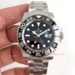 Swiss 3186 Rolex GMT-Master II Noob Factory Watches - 904L Steel Black Dial